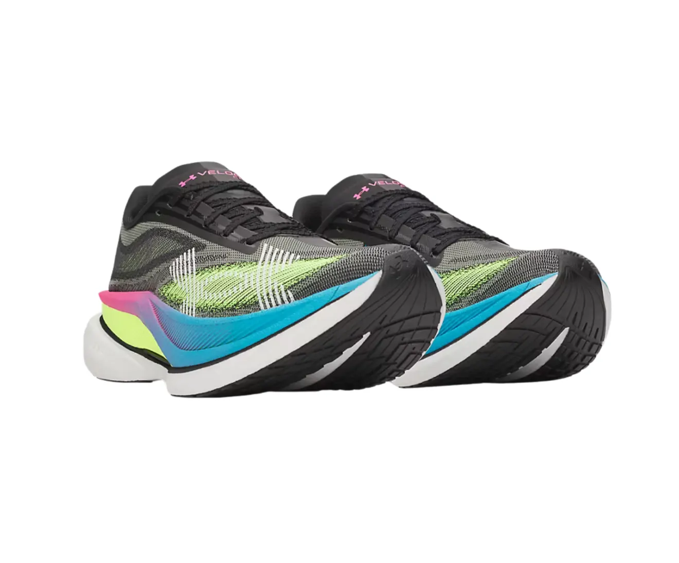1 (1) Under Armour Velociti Elite 3 Sharon Lokedi Black / High Vis Yellow / White - Image 1