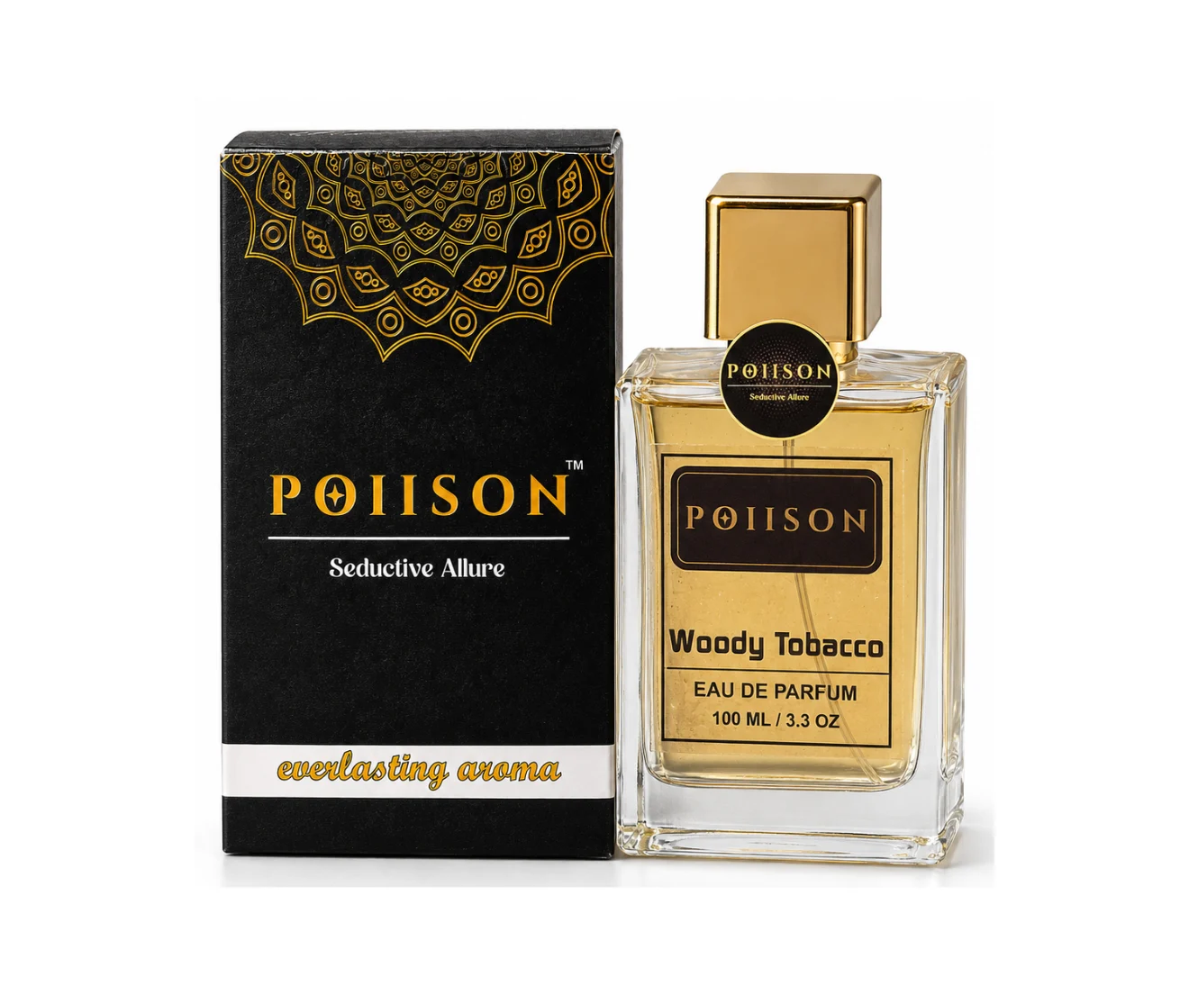 4 (1) Poiison Woddy Tabacoo 100ml - Image 1