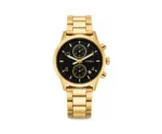 Fossil Black Dial With Metal Chain Gold Colour - Image 2