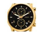 Fossil Black Dial With Metal Chain Gold Colour - Image 3