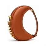 Fendi Cognac Leather Hobo Bag