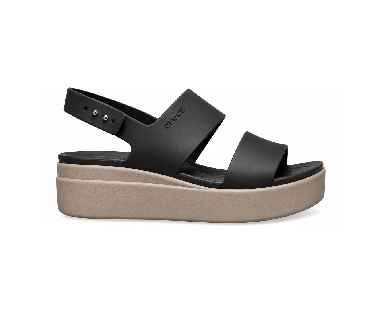 1 Crocs sandals Heel Black & Mushroom Crocs - Image 1