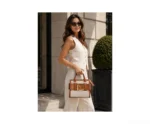 Armani Exchange Structured Satchel Handbag - Image 4