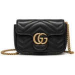Gucci GG Marmont Super Mini Bag – Black