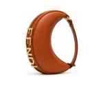 Fendi Cognac Leather Hobo Bag - Image 2