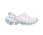 Crocs Echo - Gum Ro  White upper + Light Blue Crocs