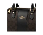 Coach Black Brown Signature Satchel - Image 5