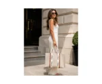 Chloe Woody Tote Bag – Beige - Image 4