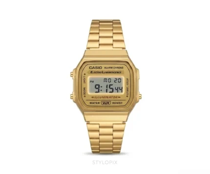 Casio Gold Dial With Gold Metal Strap Quartz - Casio First Copy Watches