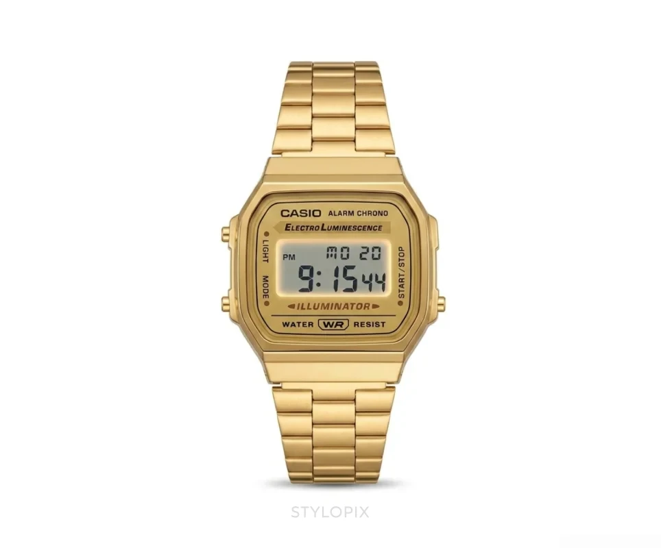 Casio Gold Dial With Gold Metal Strap Quartz - Casio First Copy Watches