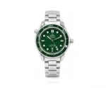 Omega Green Dial With Silver Chain Quartz - Omega First Copy Watches