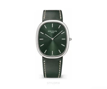 Patek Philippe Golden Ellipse Green Leather - Patek Philippe First Copy Watches