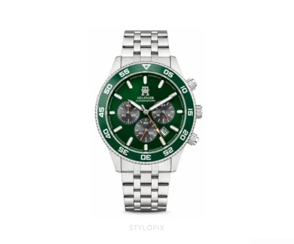 Tommy Hilfiger TH1792214W Green Dial With Chronograph Quartz - Tommy Hilfiger First Copy Watches