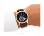 Tommy Hilfiger Baker Brown Strap Automatic - Tommy Hilfiger First Copy Watches