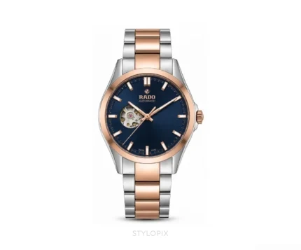 Rado Blue Dial With Two Tone Metal Strap Automatic - Rado First Copy Watches