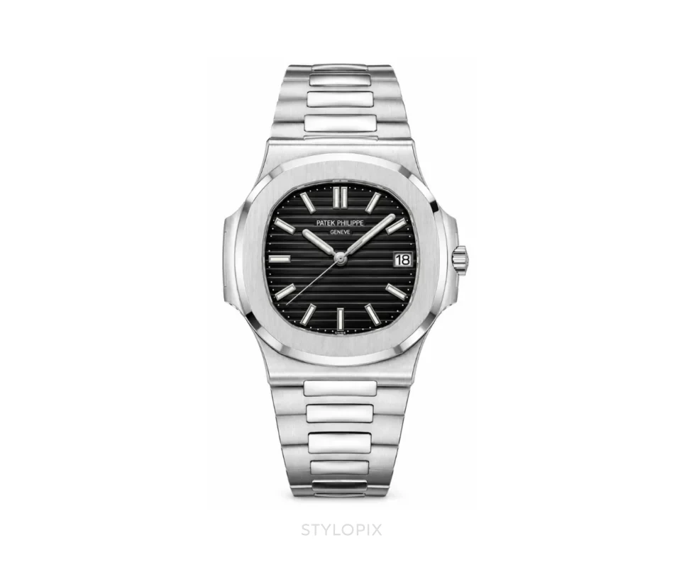Patek Philippe Nautilus Black Plain Dial - Patek Philippe First Copy Watches