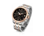 Tissot Chronograph Silver Case With Black And Copper Bezel Quartz - Tissot First Copy Watches