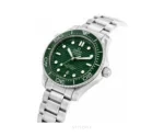 Omega Green Dial With Silver Chain Quartz - Omega First Copy Watches