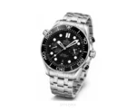 Omega Seamaster 300m Co Axial Chronograph Silver Black Quartz - Omega First Copy Watches