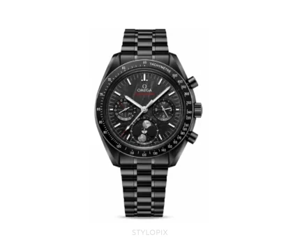 Omega Speed Master Moon phase Silver Black - Omega First Copy Watches