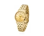 Rado Black Dial With Golden Metal Strap Automatic - Rado First Copy Watches