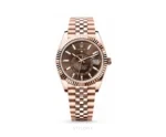Rolex Sky Dweller Brown Dial With Rose Gold Chain Automatic - Rolex First Copy Watches