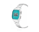 Casio Blue Dial With Silver Metal Strap Quartz - Casio First Copy Watches