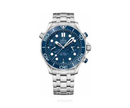 Omega Seamaster 300m Co-Axial Chronograph Silver Blue Quartz - Omega First Copy Watches