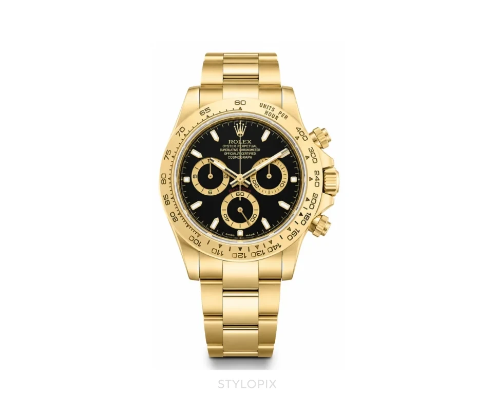 Rolex Daytona Black dial with Golden-Automatic - Rolex First Copy Watches