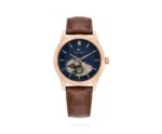 Tommy Hilfiger Baker Brown Strap Automatic - Tommy Hilfiger First Copy Watches