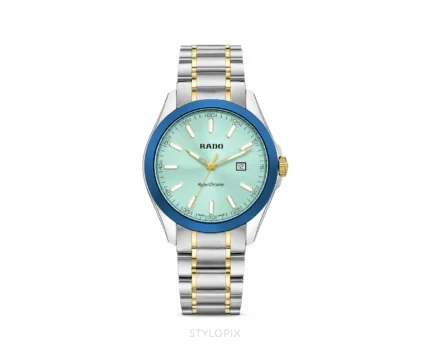 Rado Hyperchrome Two Tone Blue Dial Quartz - Rado First Copy Watches