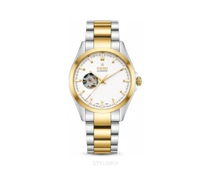 Rado White Dial With Two Tone Metal Strap -Automatic - Rado First Copy Watches