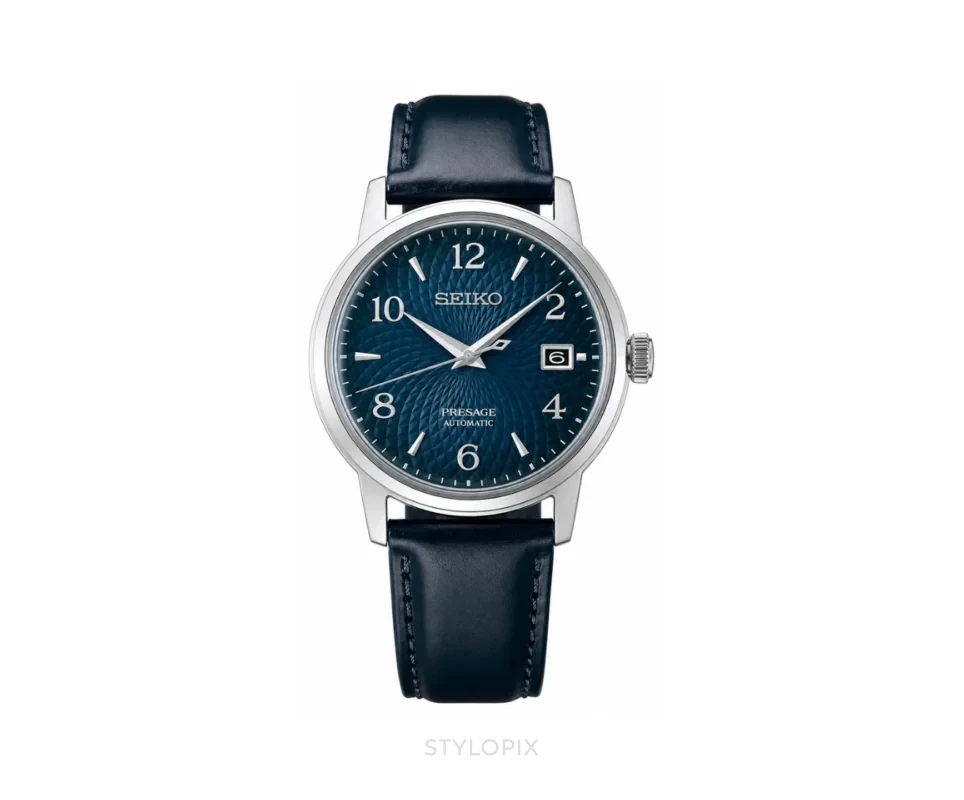 Seiko Persage Blue Leather SRPE43 Automatic - Seiko First Copy Watches