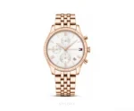Tommy Hilfiger Chronograph With White Dial With Rose Gold Metal Strap 36mm Quartz - Tommy Hilfiger First Copy Watches