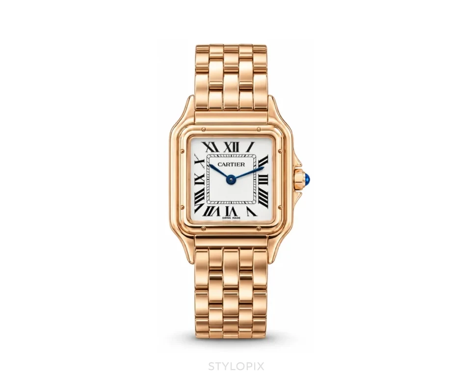 Cartier Stainless Steel Rose Gold Quartz - Cartier First Copy Watches