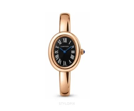 Cartier Black Dial Quartz - Cartier First Copy Watches