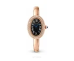 Cartier Black Dial Diamond bracelet strap Quartz - Cartier First Copy Watches