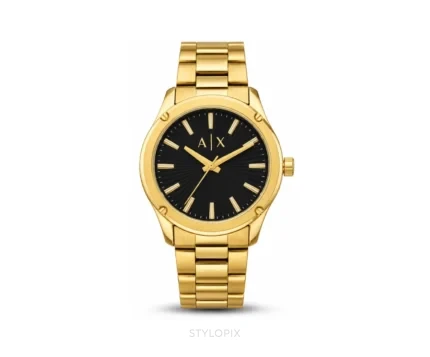 Armani Exchange Full Golden Metal Strap Quartz - Armani Exchange First Copy Watches