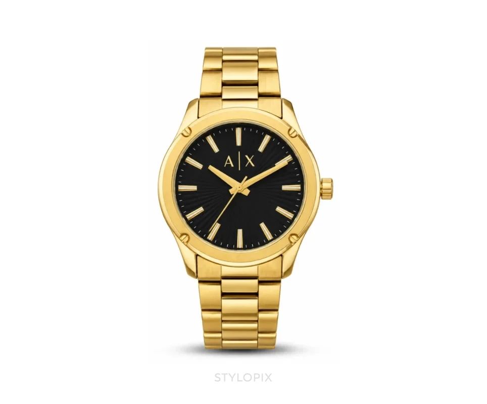 Armani Exchange Full Golden Metal Strap Quartz - Armani Exchange First Copy Watches