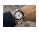 Seiko Prospex GMT Silver Blue White Dial Automatic - Seiko First Copy Watches