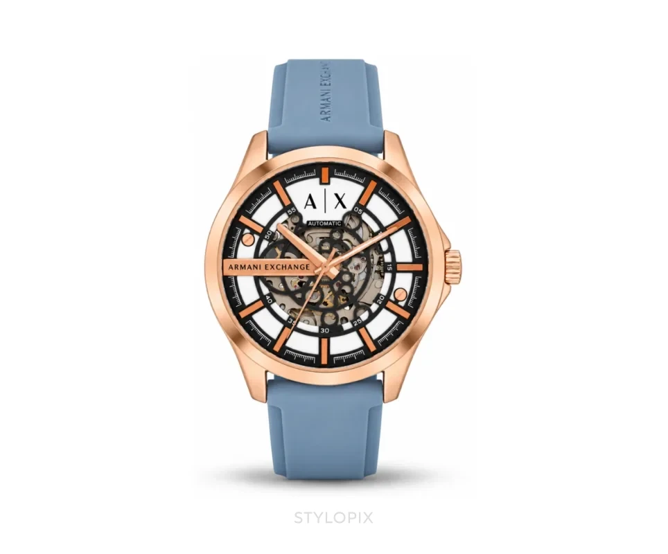 Armani Exchange With Rose Gold Dial Automatic - Armani Exchange First Copy Watches