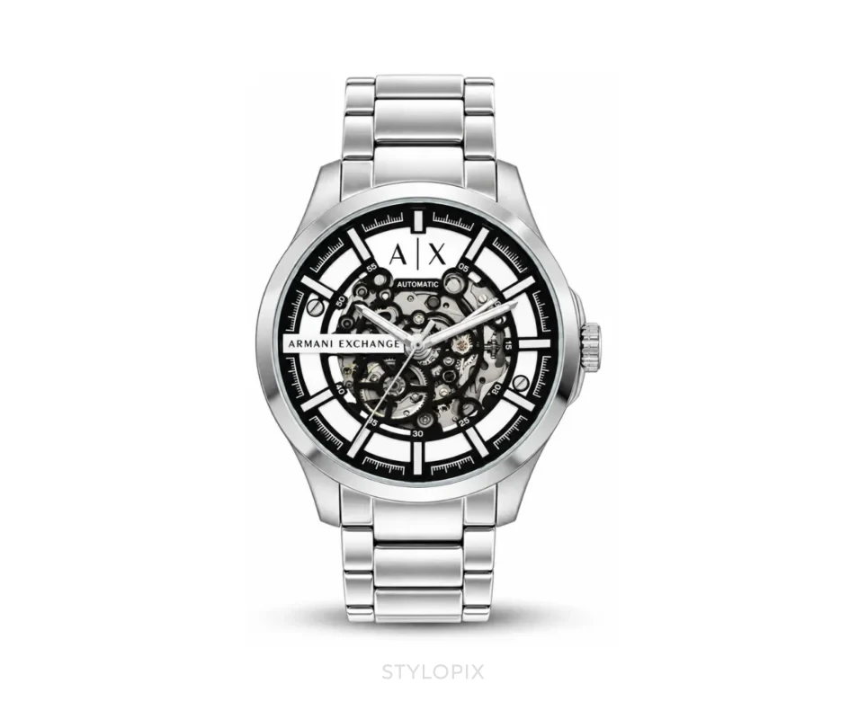 Armani Exchange Full Silver Automatic - Armani Exchange First Copy Watches