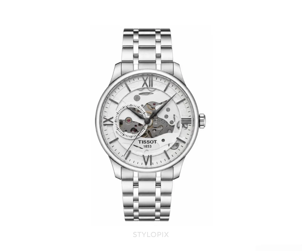 Tissot Open Heart Grey Dial Automatic Skeleton - Tissot First Copy Watches