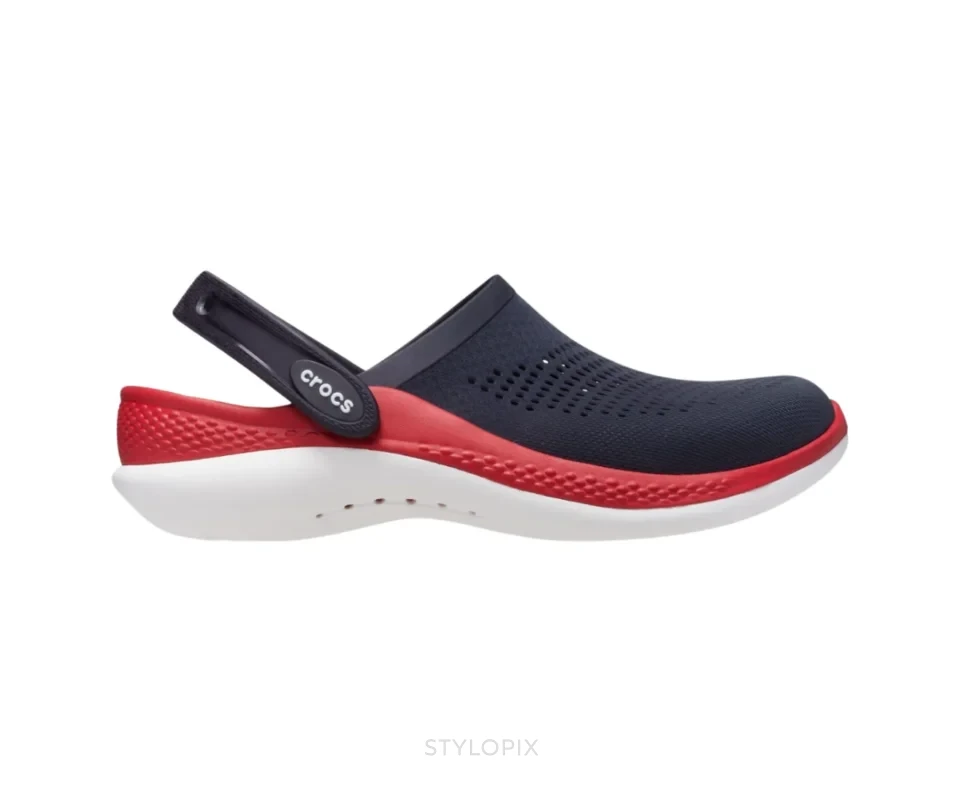 Crocs Literide 360 Black Red - First Copy Crocs