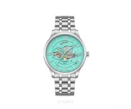 Tissot Open Heart Tiffany Dial Automatic Skelton - Tissot First Copy Watches