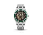 Frosted Audemars Piguet Royal Oak Double Balance Wheel Openworked Skeleton Automatic - Audemars Piguet First Copy Watches