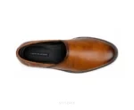 Tommy Hilfiger Tan Camel Brown Moccasins - First Copy Formal Shoes