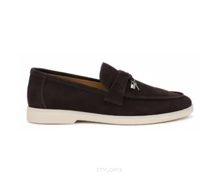 Loro Piana Dark Brown - First Copy Formal Shoes