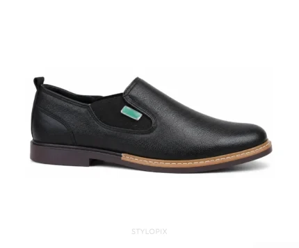 Ucb leather Moccasins Black - First Copy Formal Shoes