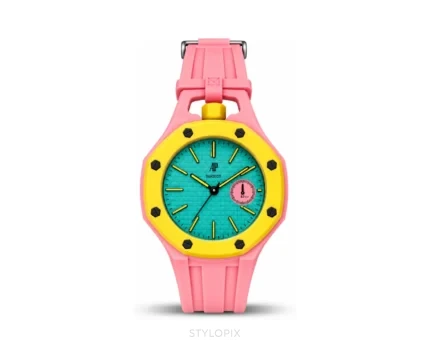 Audemars Piguet Royal Pop Edition X Swatch With Strap Pink Green Quartz - Audemars Piguet First Copy Watches